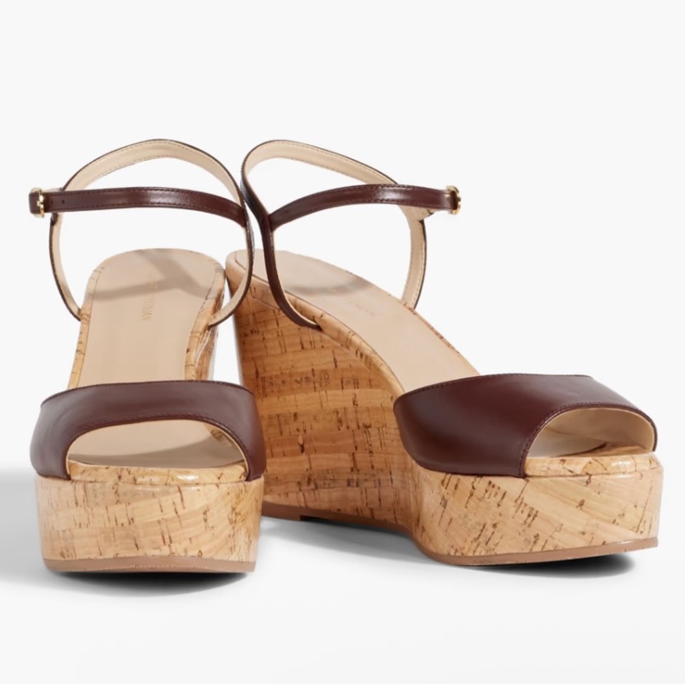 🌹STUART WEITZMAN🌹Palmina Platform Wedge Sandal Size: 10B